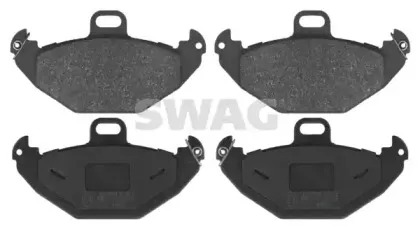 Комплект тормозных колодок, дисковый тормоз SWAG купить